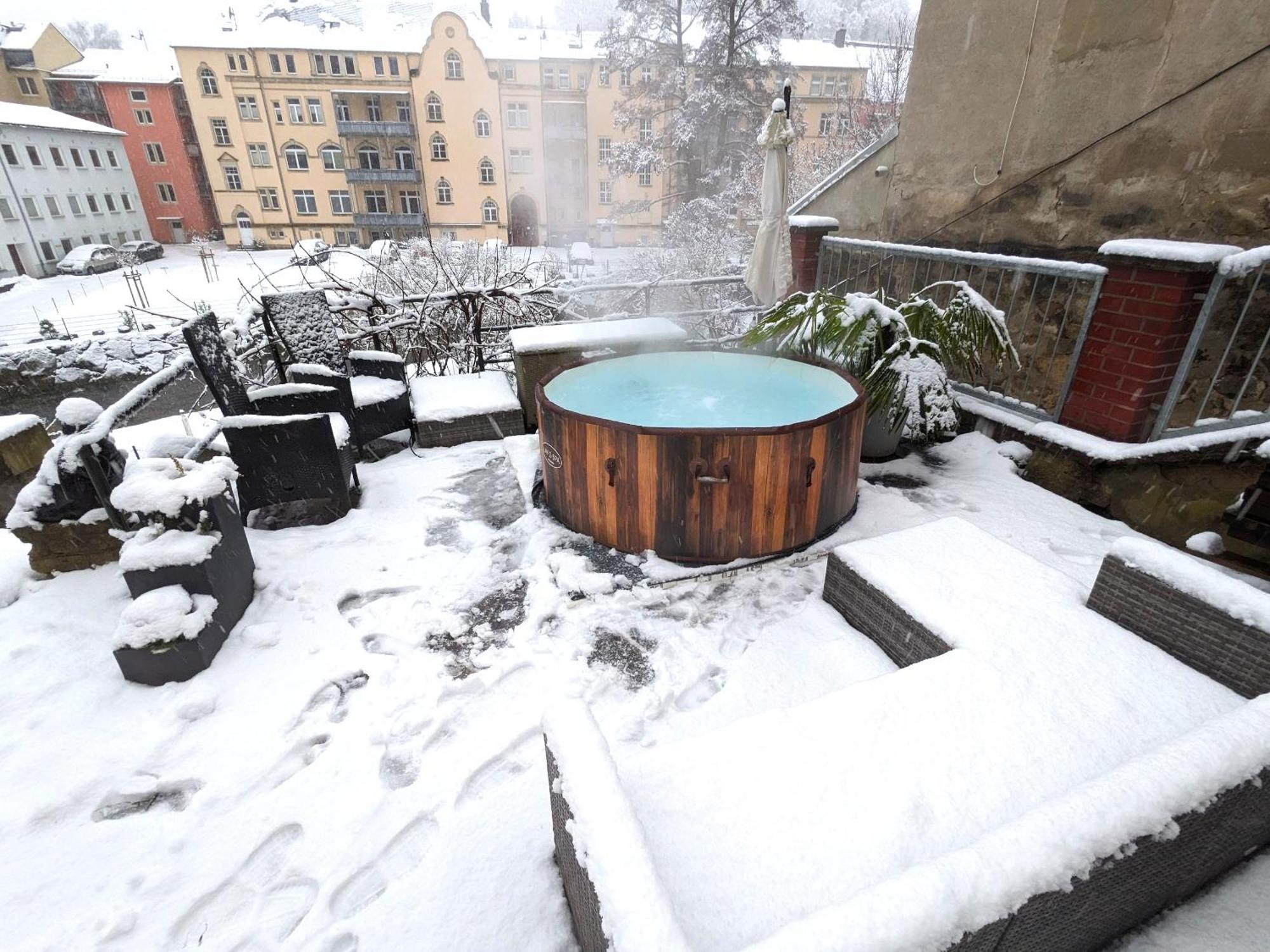 Uo2 - Urlaubsmagie - Garten, Whirlpool, Sauna Apartment Зебниц Екстериор снимка